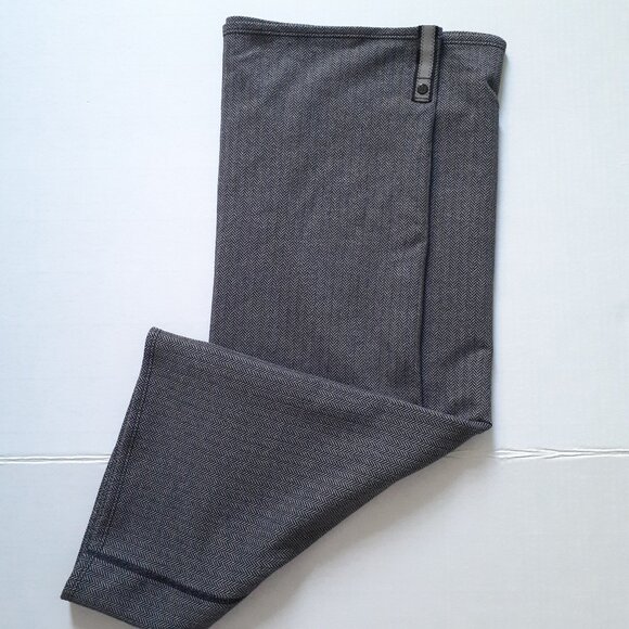 Lululemon Vinyasa Scarf Heathered Herringbone Heathered Slate Black - Picture 1 of 6